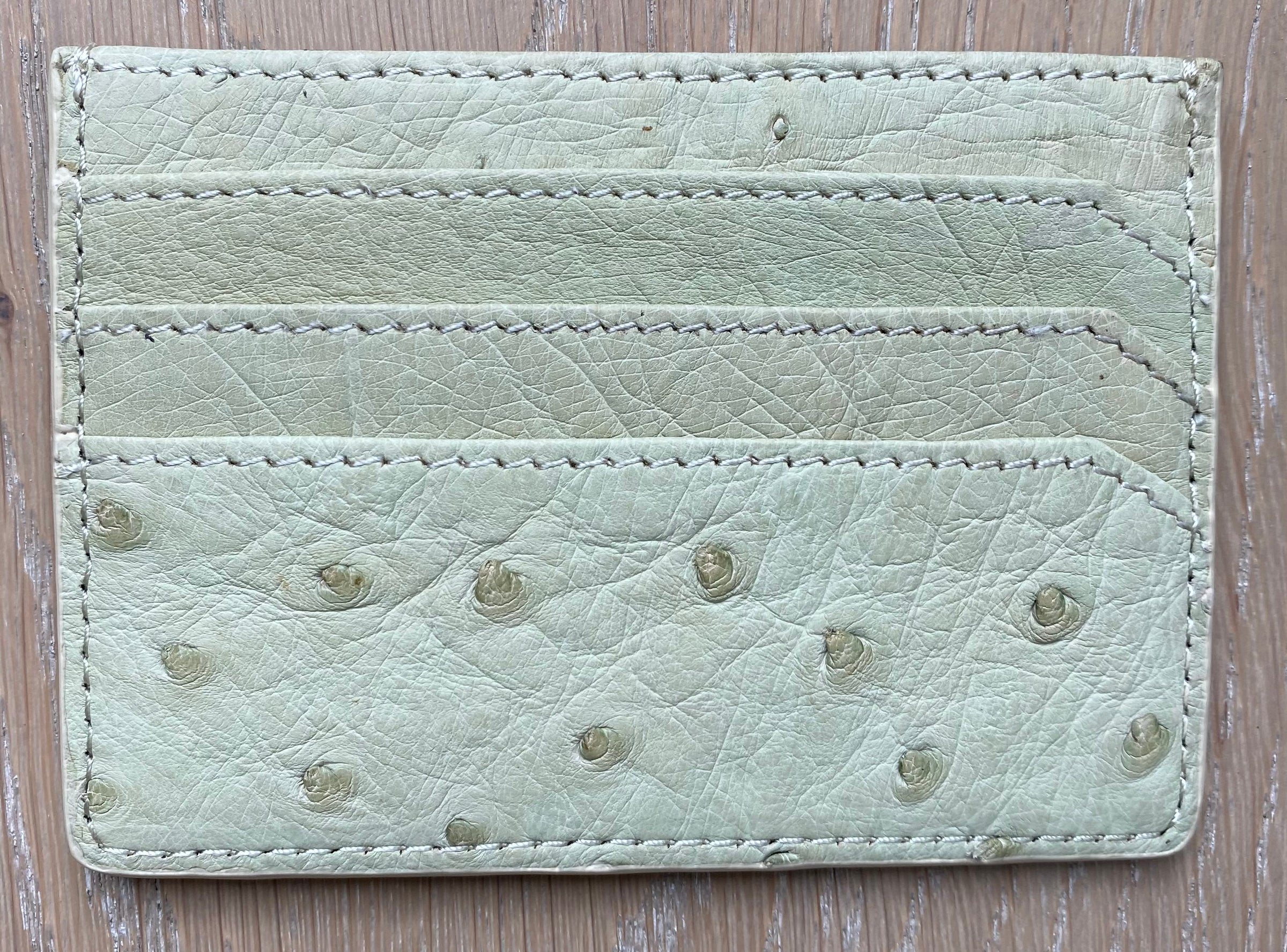 Card Holder Ostrich & Python